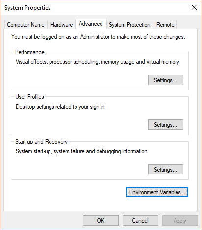 System Properties